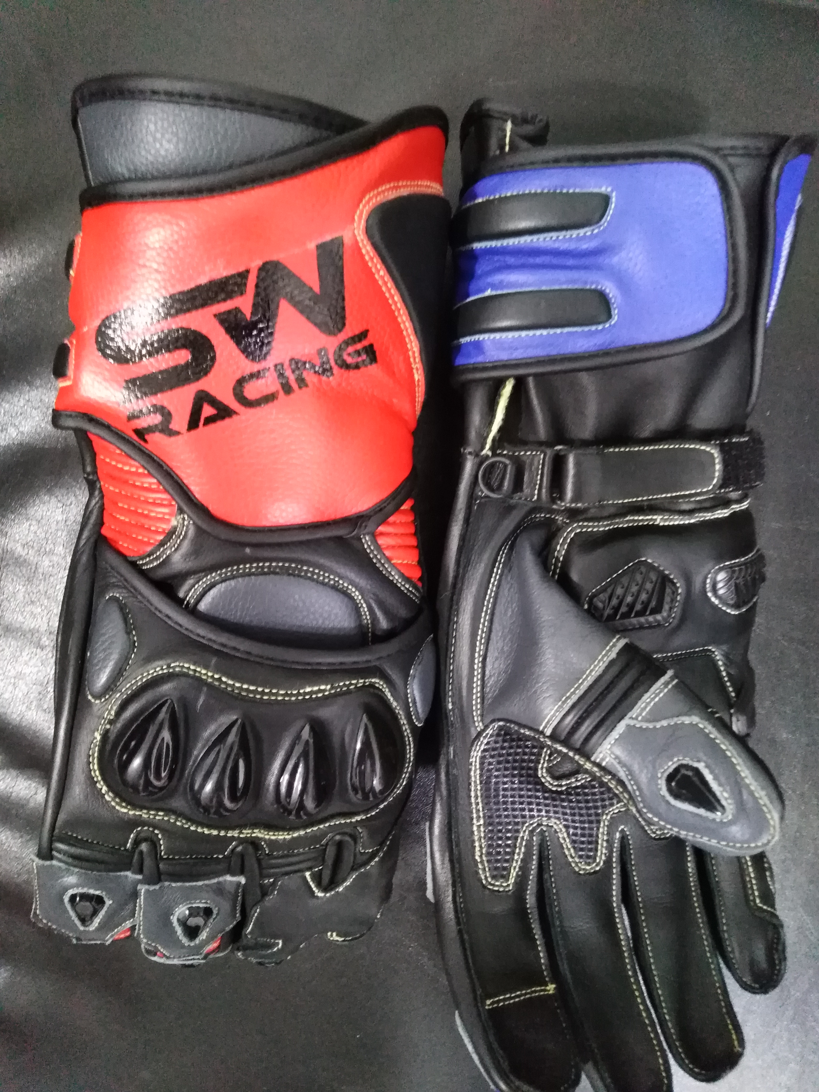 Motorbike Leather Gloves